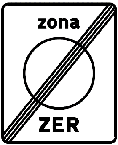 G11 - Fim de zona de emissões reduzidas (ZER)